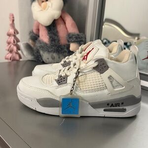 White and Gray Air Sneakers